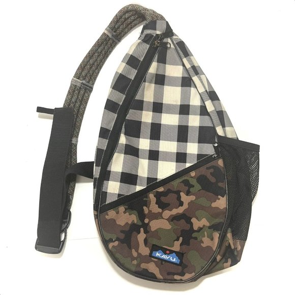 Kavu Bags Kavu Paxton Pack Rope Sling Bag Camo Wilderness Plaid